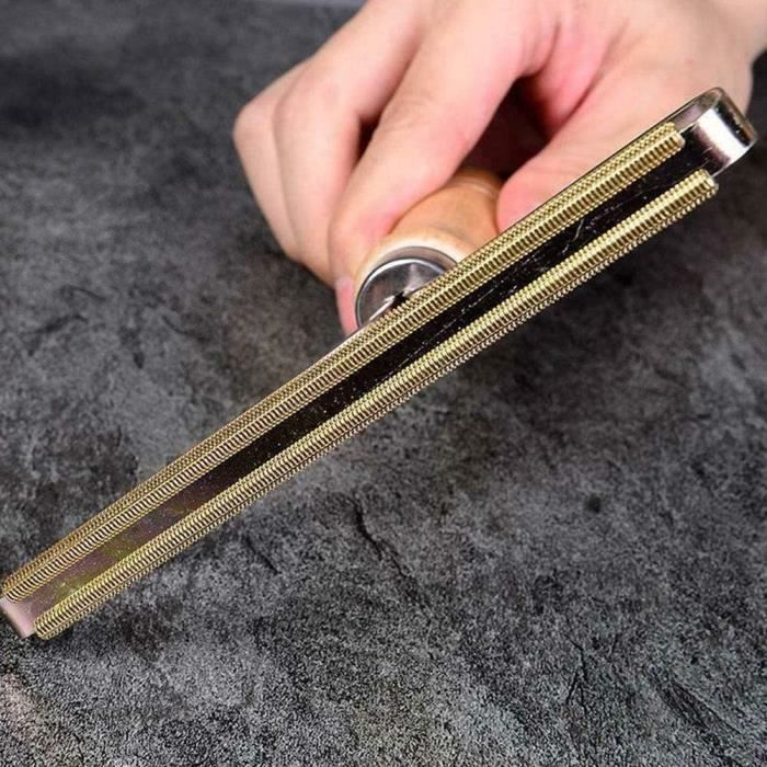 ZHUODIKE Pluisverwijderaar - Draagbaar - Koperen kop - Houten handvat - Unisex