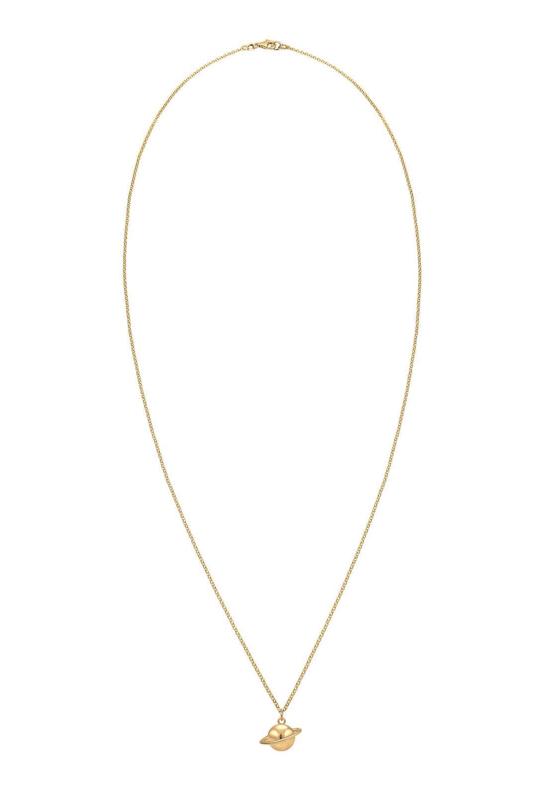 Elli Femme Pendentif Planète Saturne Astro en Argent (925/1000)
