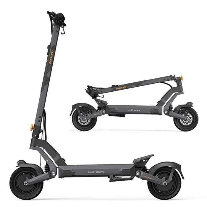 Ausom L2 Max Electric Scooter - 1300W Peak Motor*2 - 10