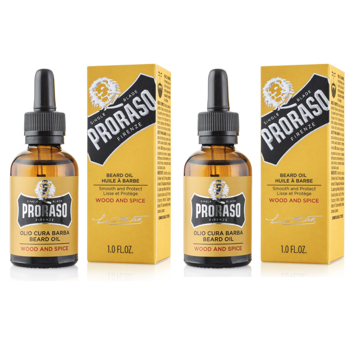 Proraso tre og krydder