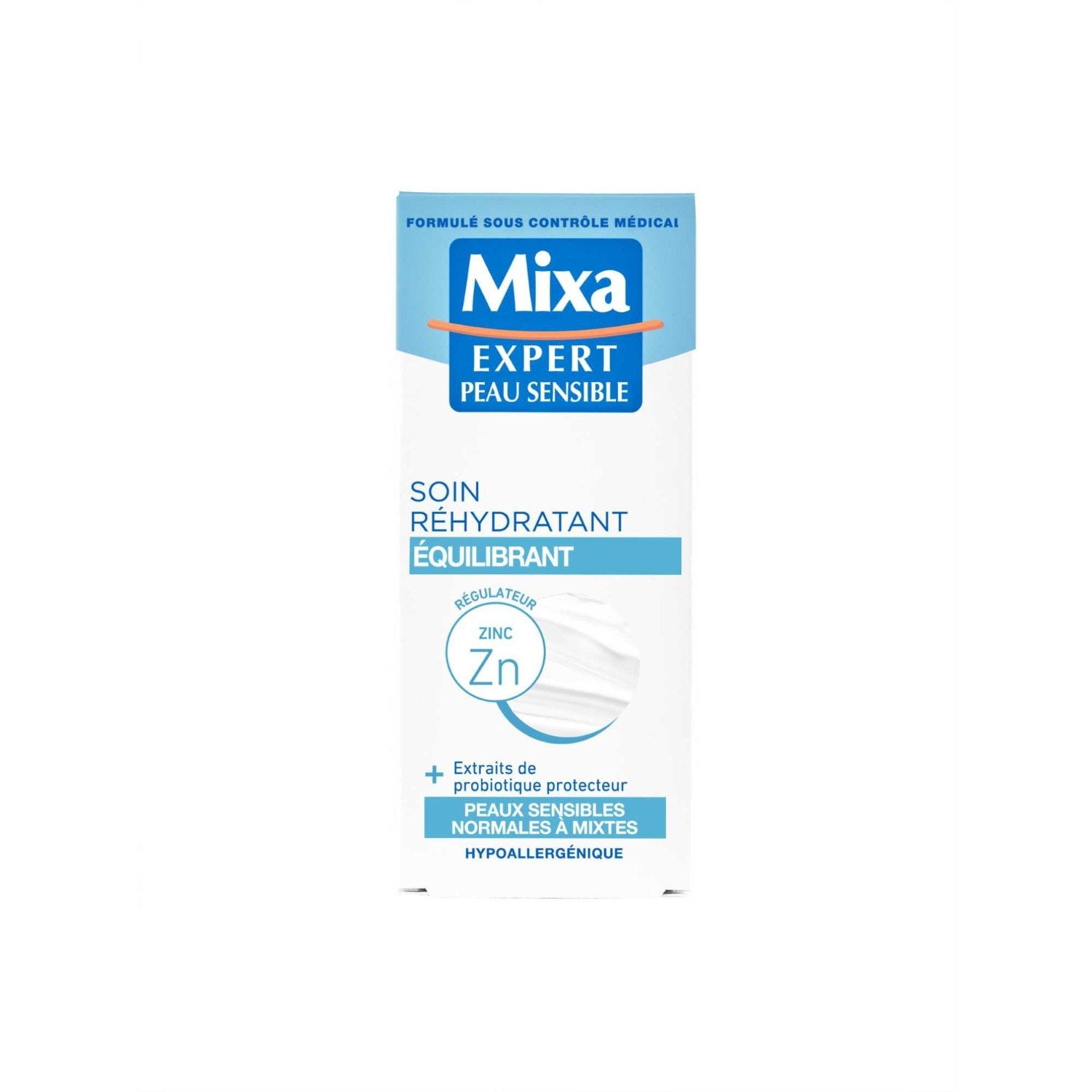 Mixa Soin Visage Réhydratant Equilibrant Peaux Sensibles