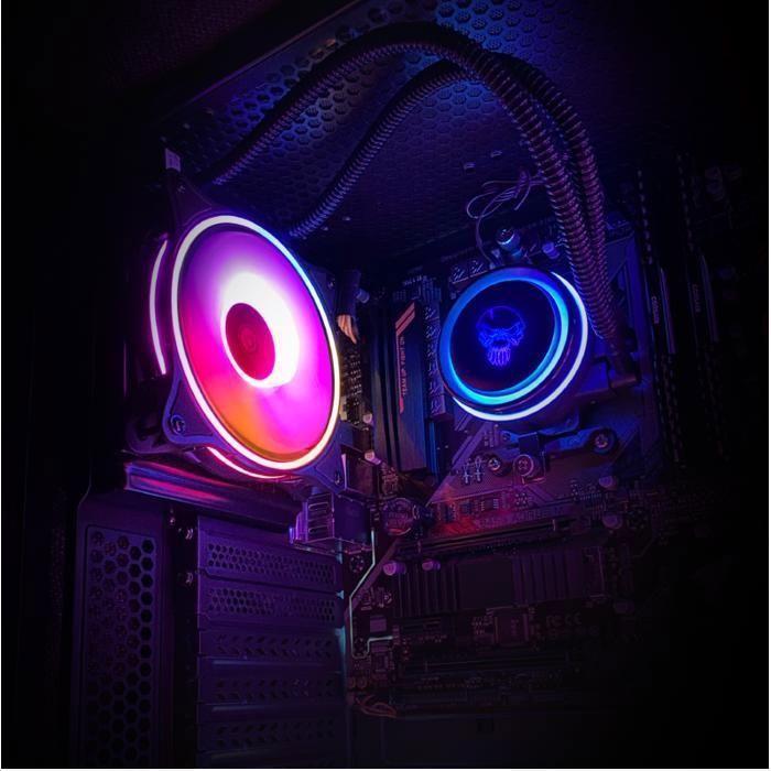 Waterkoelingsset - Spirit Of Gamer - LIQUID FORCE 120 ARGB - Stil - Compatibel met AMD/Intel - 120 mm