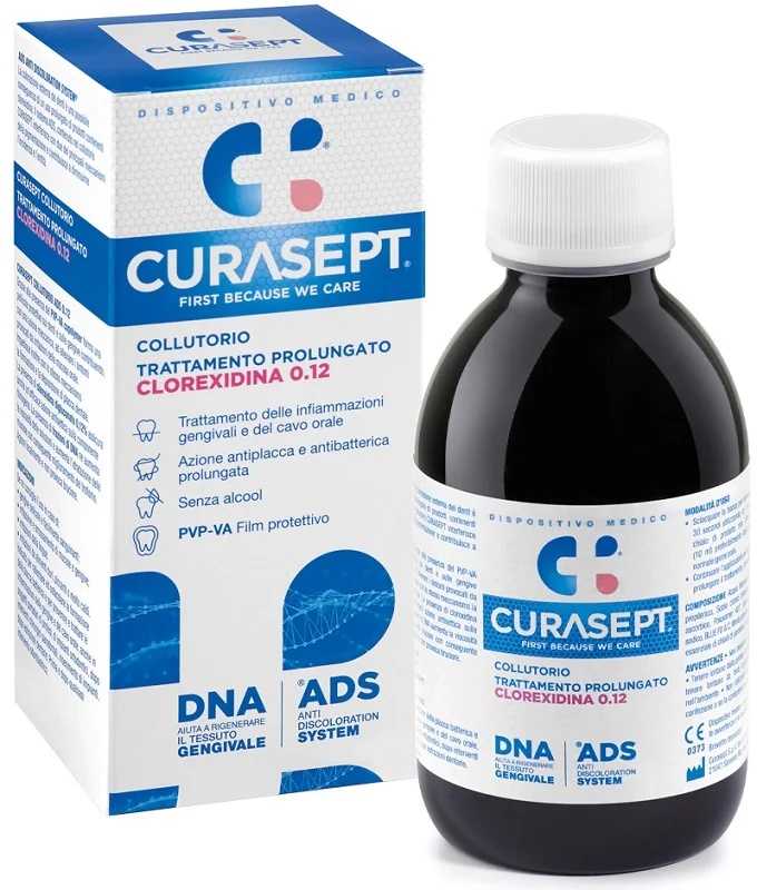 CURASEPT Curasept ADS+DNA 200 ml 0,12 enjuague bucal con clorhexidina