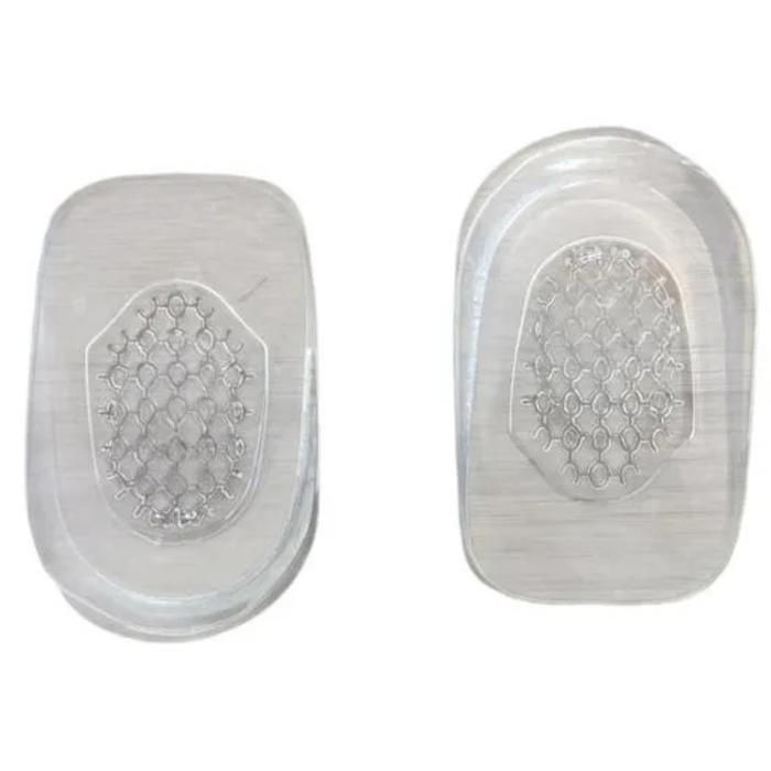 Cobye- Paire de Talonnettes 1,5 cm - Semelles de Rehaussement- Silicone -  Soulagement Tendinite et douleur- Confort Homme et Femme