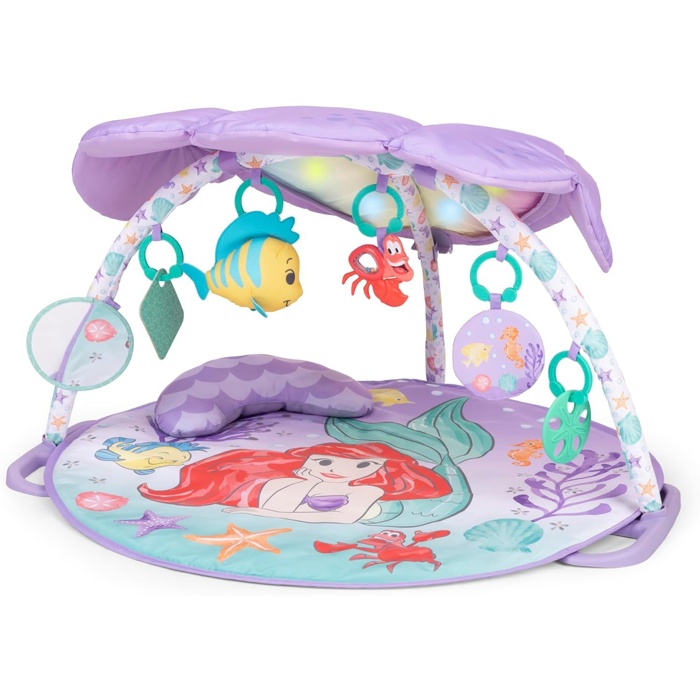 DISNEY BABY - LA SIRENETTA - Palestrina per neonati, giocattoli sensoriali e musicali, luci decorative, regalo per neonati