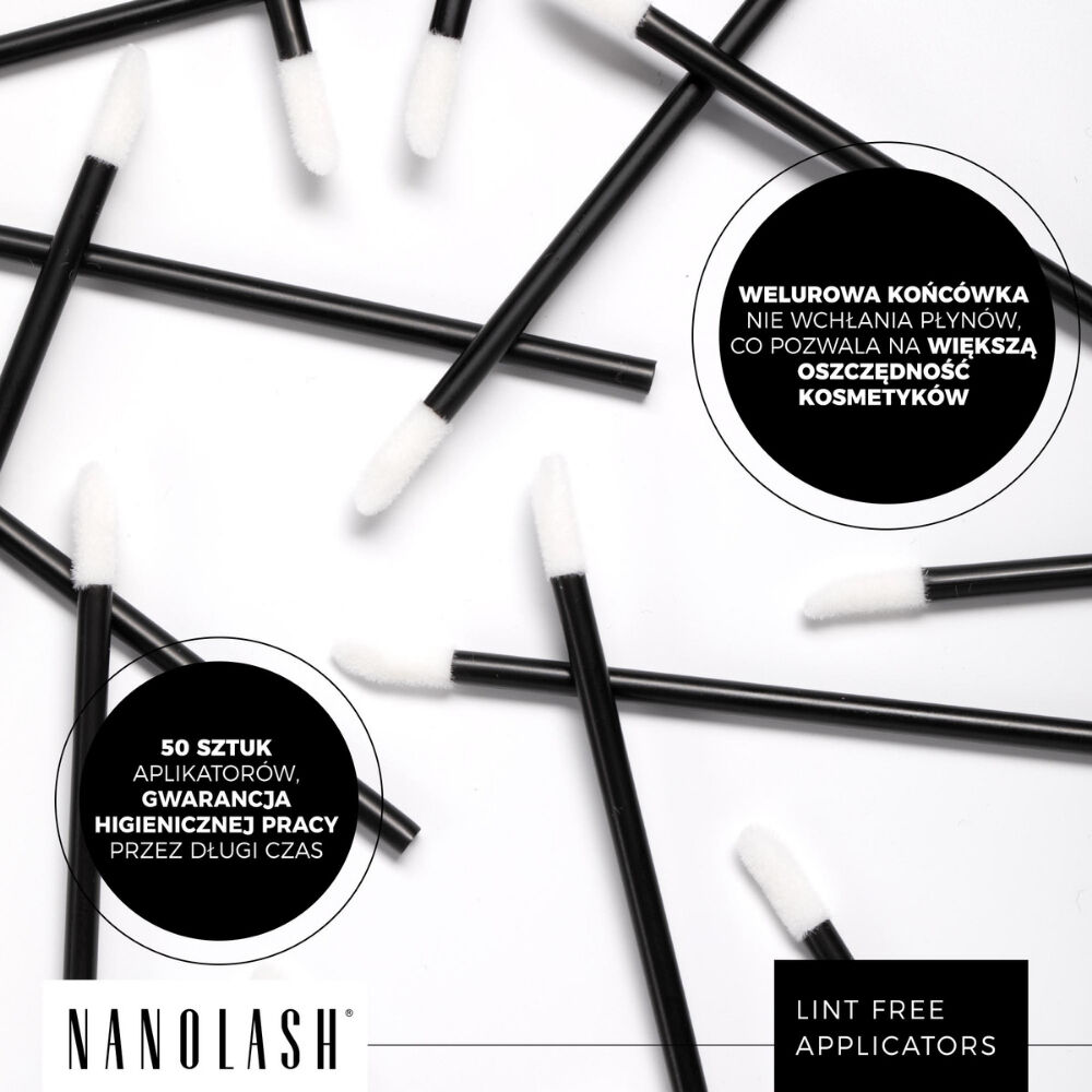 Εφαρμοστές Nanolash χωρίς χνούδι