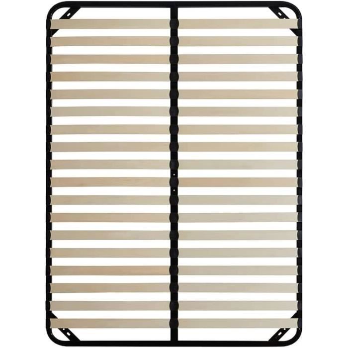 Base de cama de láminas STANEW 2x18 láminas - Cama con base de láminas (140x190cm)