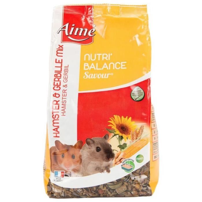 AIME Nutri'balance Savour Mix Mélange de granules - Pour hamster et gerbille - 900g