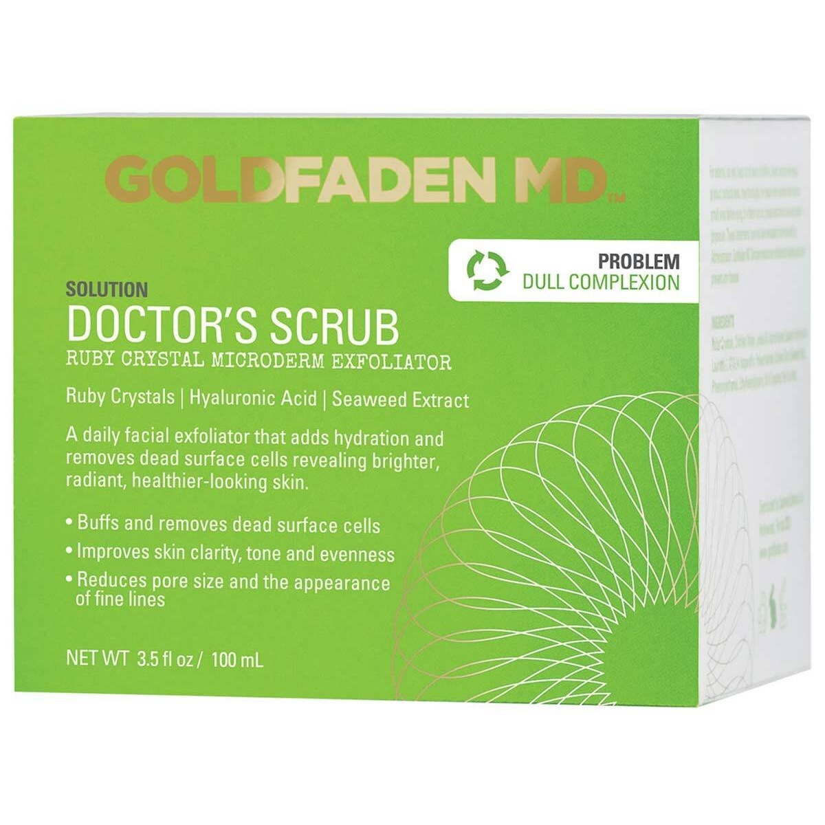 Goldfaden piling za lice Doctor's Scrub - Piling za mikrodermoabraziju s rubin kristalima - 100 ml
