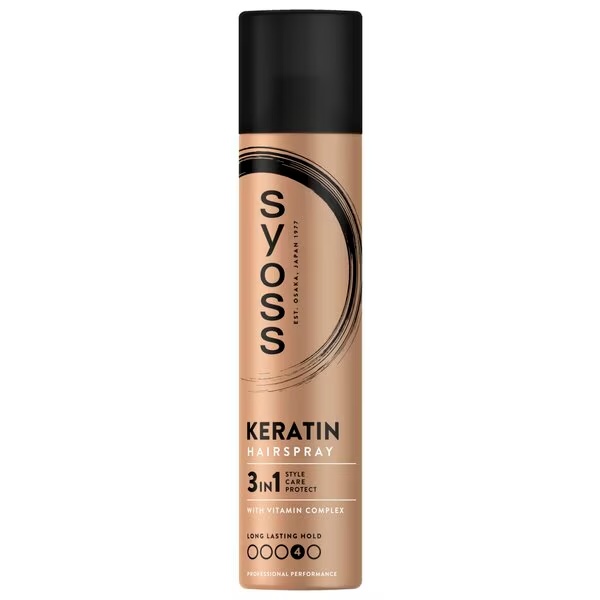 Syoss Hold 4 keratīna matu laka<br>300ml