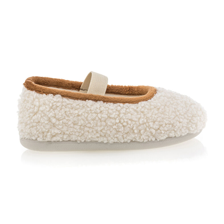 Beige Girl's Slippers