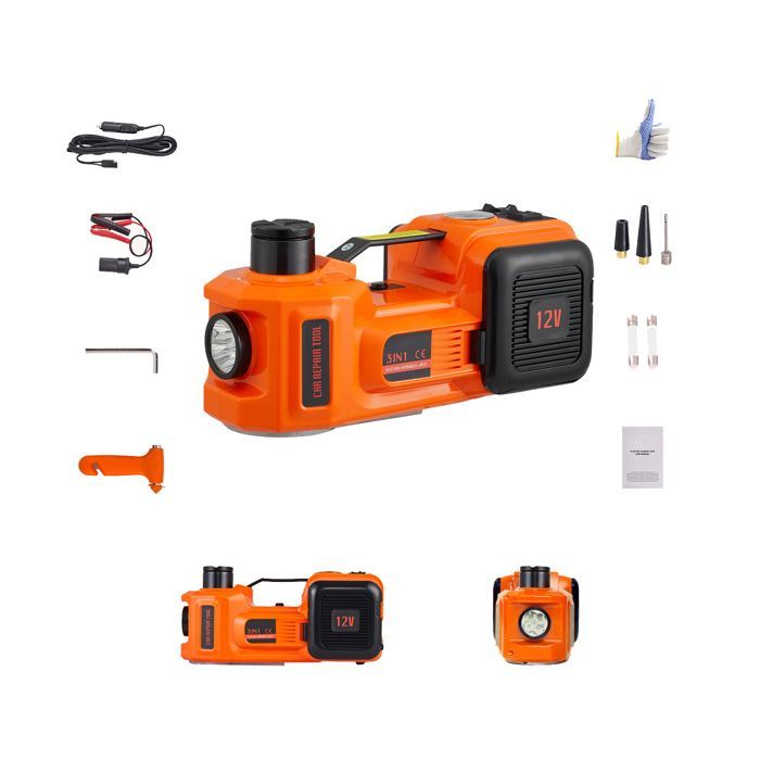 Gato eléctrico multifuncional Duoku 5T de 11023 lb con LED