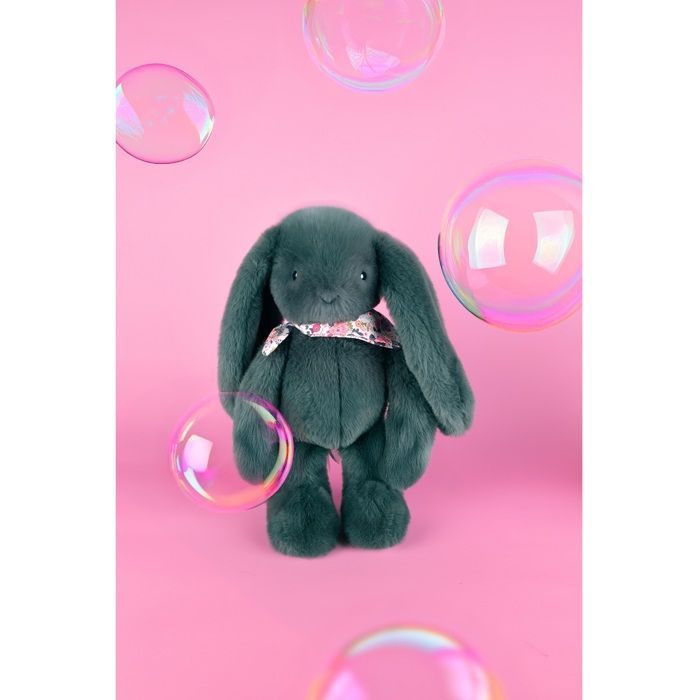 Doudou et Compagnie - Fleurette Green Rabbit Plüschtier 35 cm