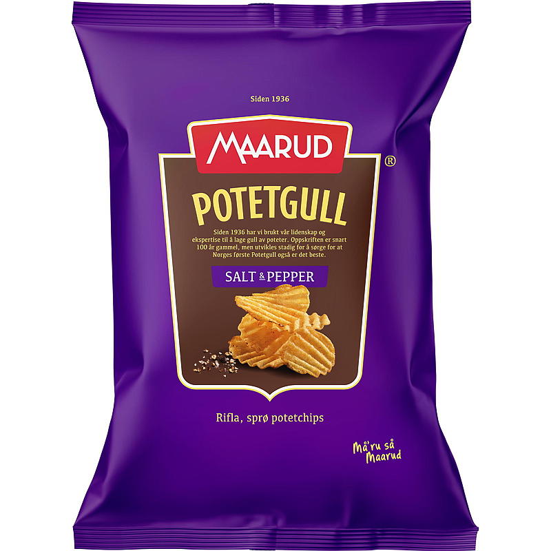 Patatas Fritas Maarud 250 g Sal y Pimienta Maarud