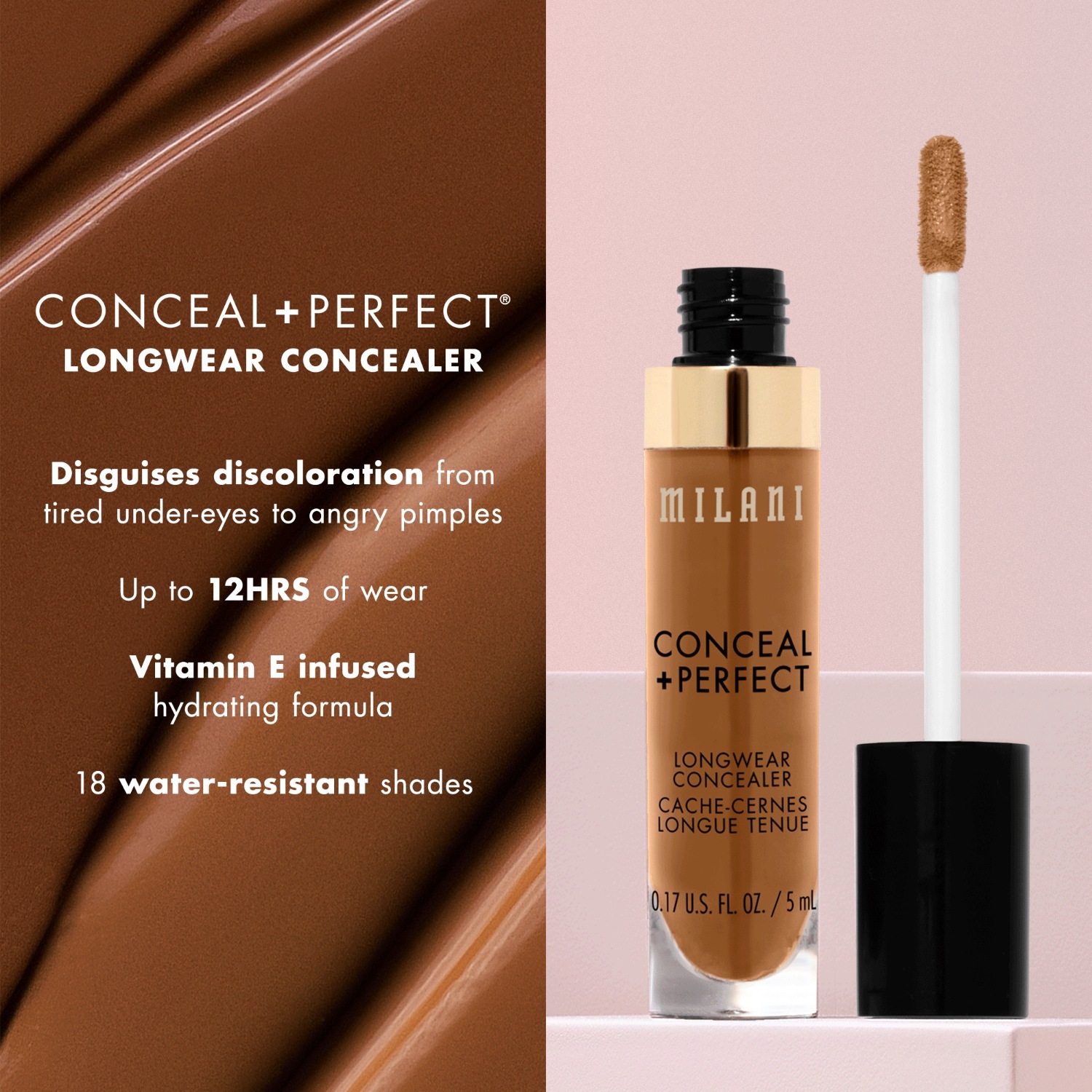 Milani Korektor Conceal + Perfect Long Wear - 5 ml