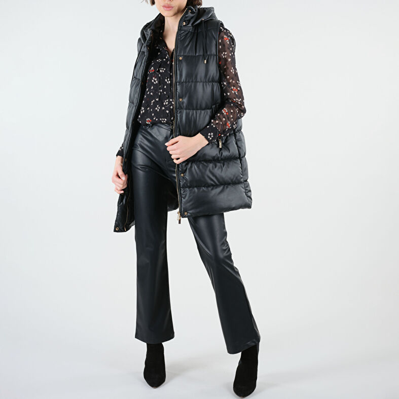 Cappotto nero da donna