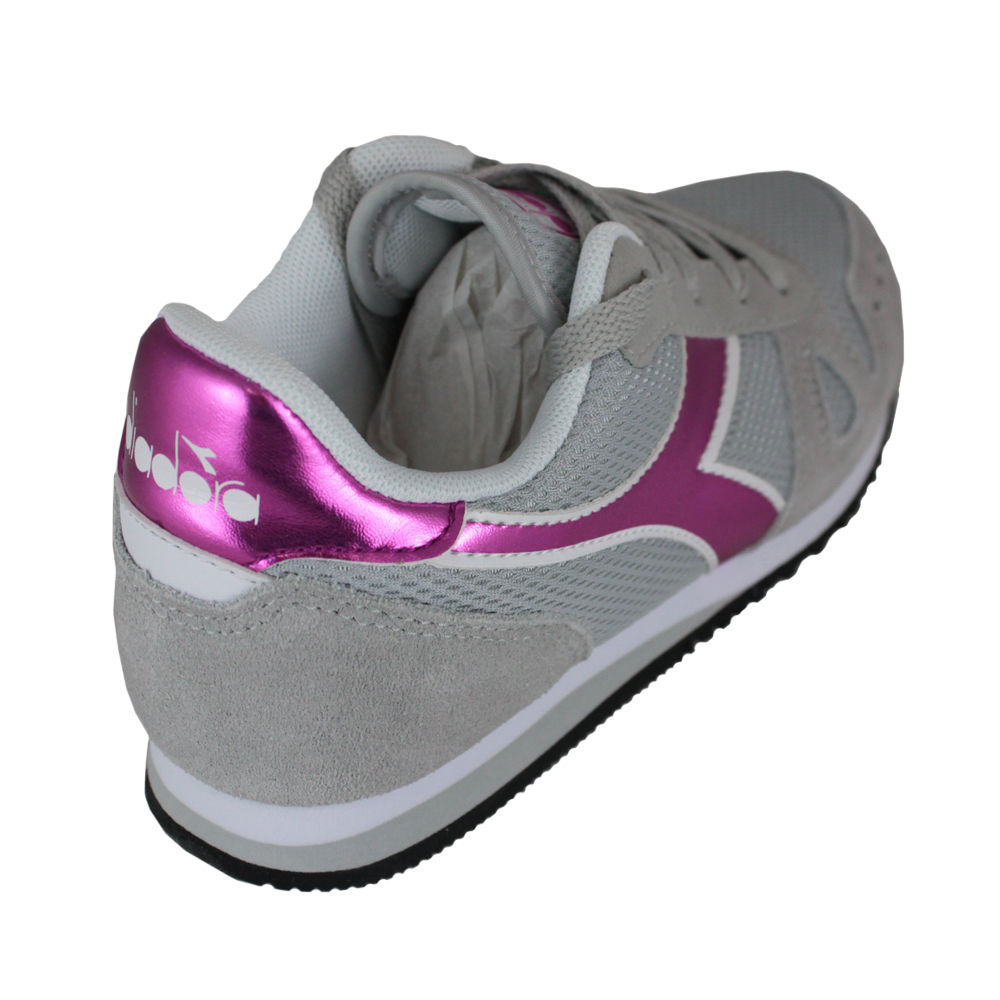  Diadora Simple Run Gs tenisice za djevojčice 101.175776 01 75042 Siva Aljaska