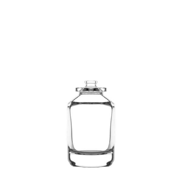 Frasco de vidro transparente FEA 15 para infusão de 100 ml