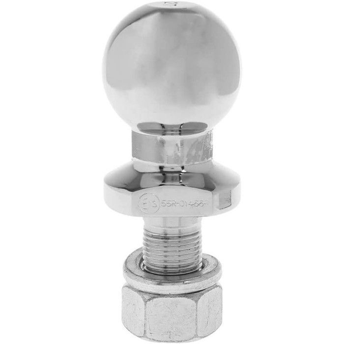 Bola de enganche para remolque - SPOTLIGHT - Rótula recta de 50 mm - Carga máxima 2 toneladas - Tuerca de 22 mm