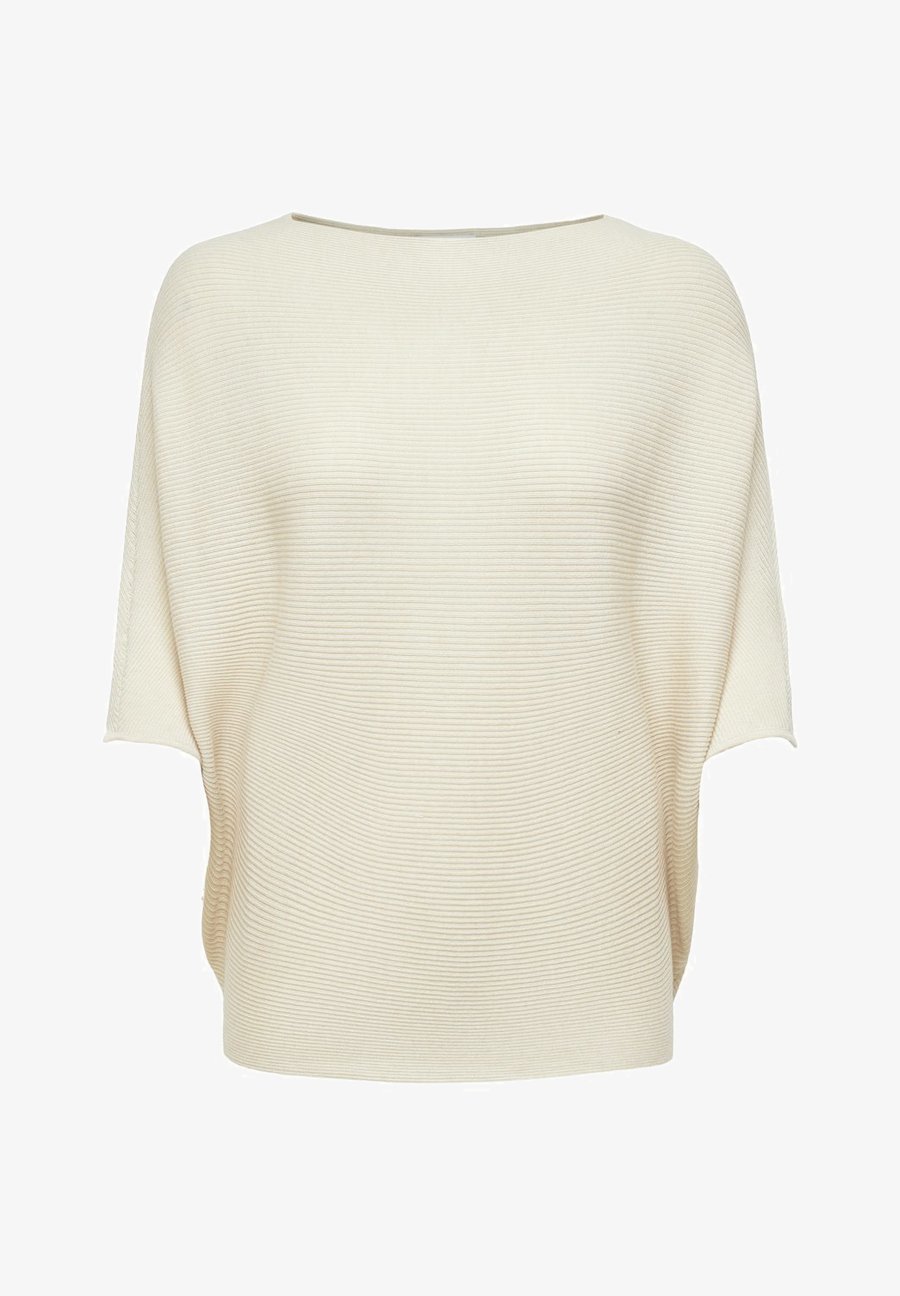 JDY JDYNEW BEHAVE BATSLEEVE - Trui - eierpunch