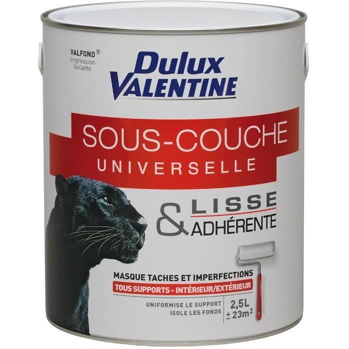 Universal undercoat - DULUX VALENTINE - Glycerophthalic - White - 2.5 L - Interior/Exterior