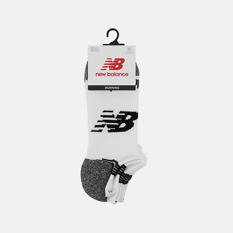 No Show Run Socks Unisex Hardloopsokken 3-pack - WIT