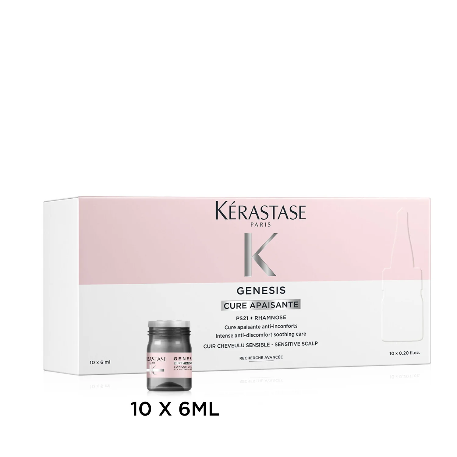 Genesis KIT Trattamento Lenitivo Anticaduta Temporanea - Cofanetti per Capelli, Trattamento Cuoio Capelluto, Trattamento Anticaduta Capelli