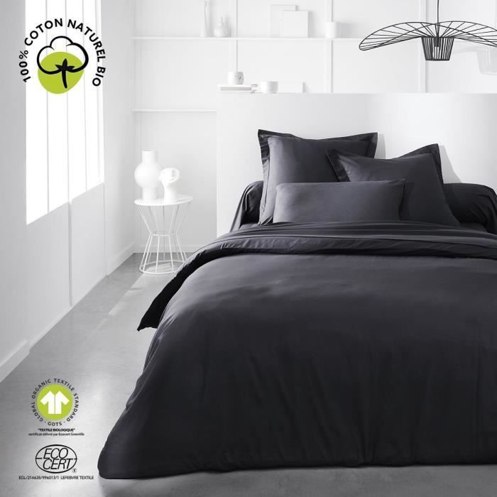Funda de almohada - HOY - 63 x 63 cm - Algodón orgánico - Certificado Oeko-Tex - Borde de 5 cm