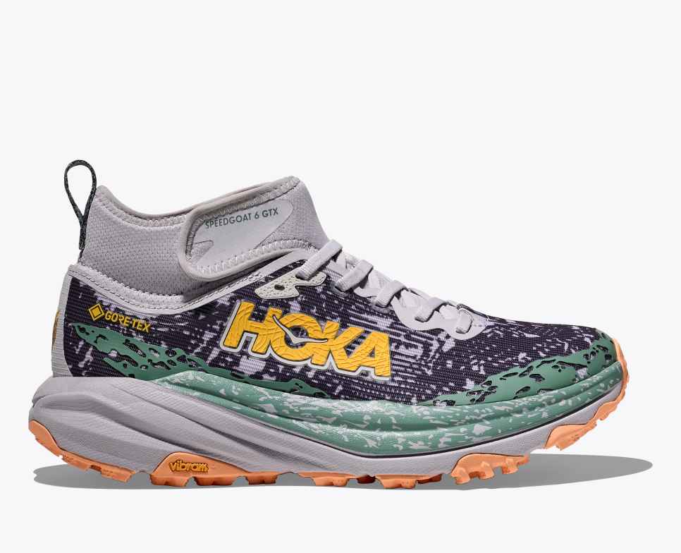 HOKA Speedgoat 6 middels GORE-TEX Grigio cenere / Grigio antracite