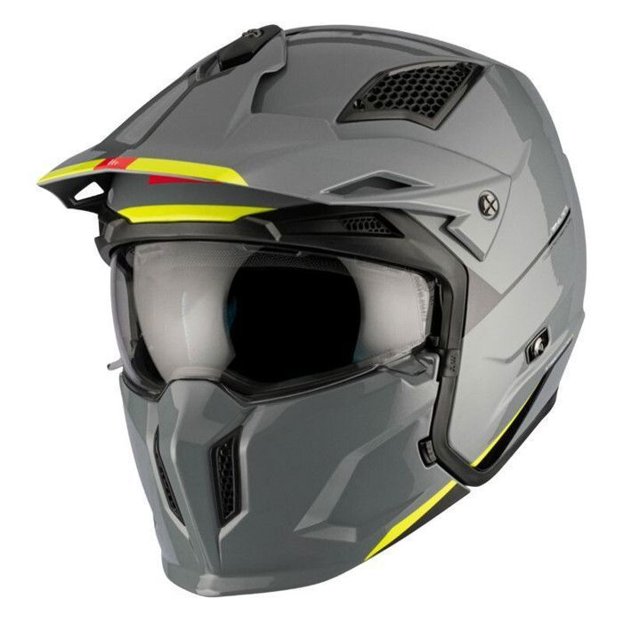 Casco de motocross convertible MT Helmets Streetfighter Sv Uni con visera única y mentonera extraíble (ECE 22.06)