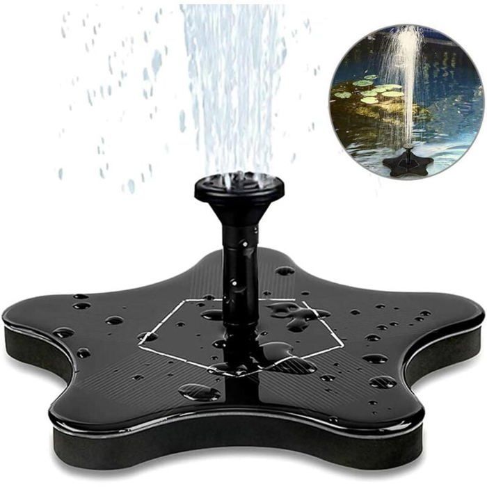 Fuente solar con bomba de agua eléctrica de 14 W, riego exterior para jardín, patio, aves y estanque PZCC