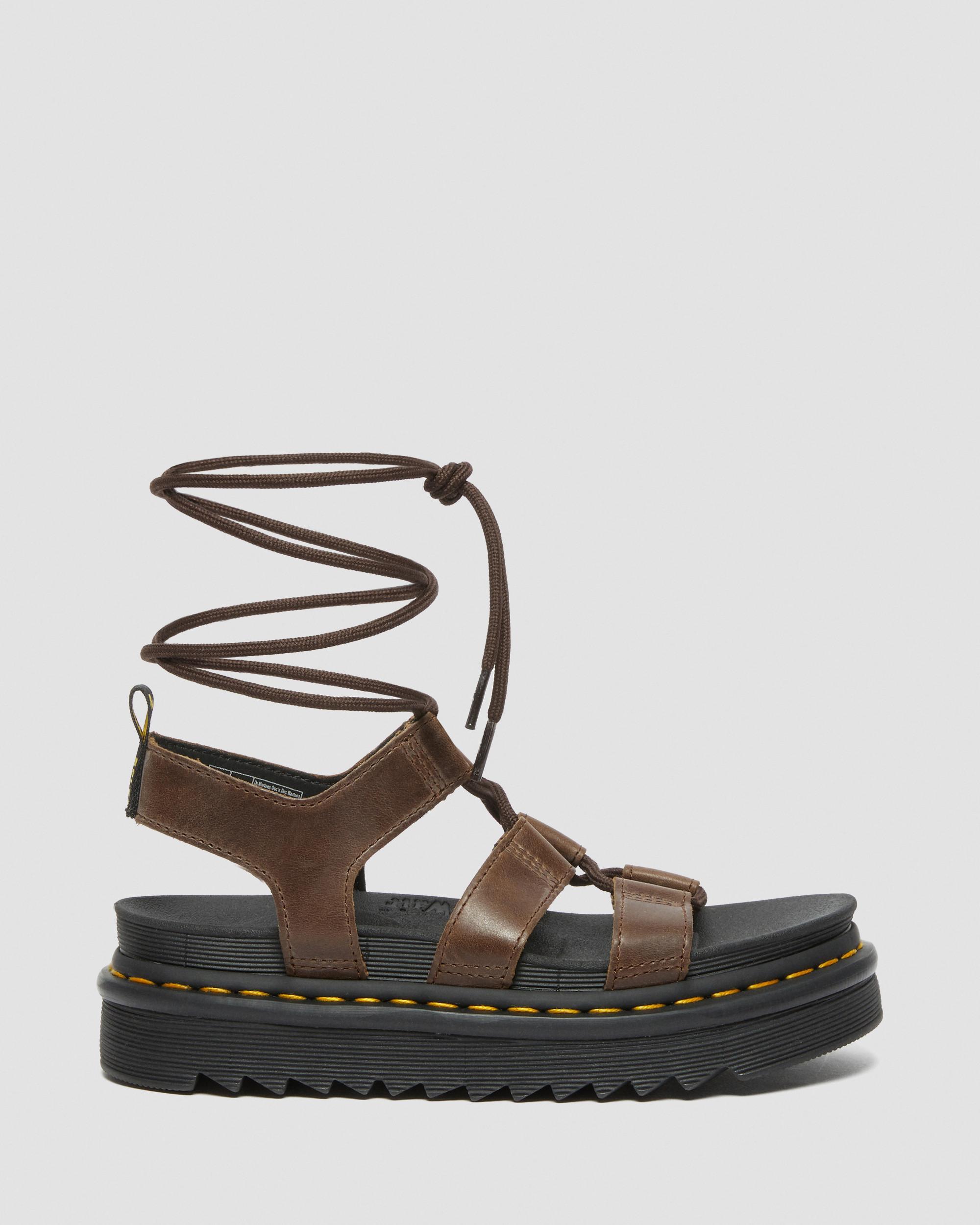 Nartilla Illusion Leder Gladiator Sandalen