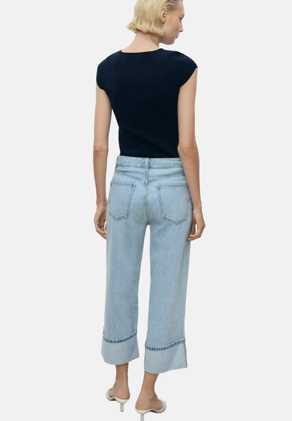 Mango široké nohavice
