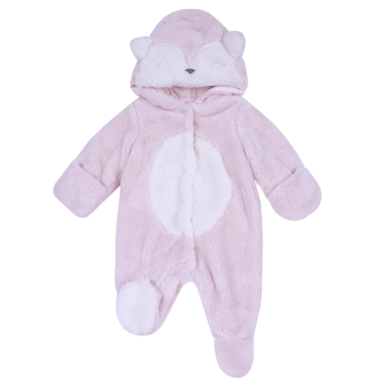 Zachte roze bontpyjama