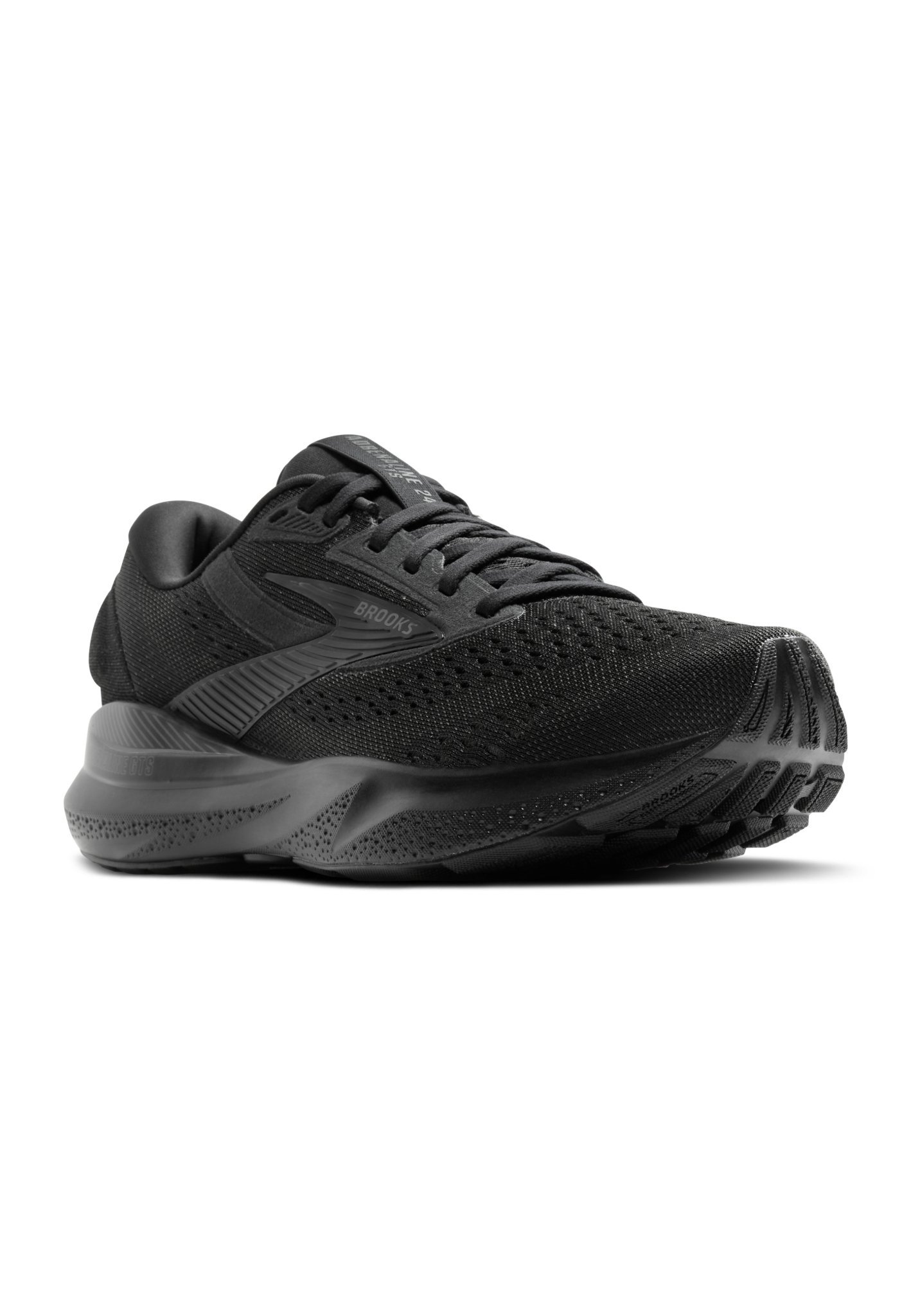Brooks ADRENALINE GTS 24 - Hardloopschoenen voor op de weg - zwart zwart ebbenhout