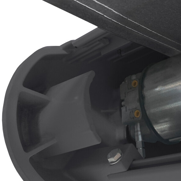 LED-Vollkassettenmarkise ELOS V2 inkl. Windsensor anthrazit, 350 x 250 cm
