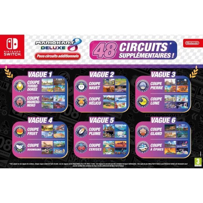 Set Pass Circuits Additionnels de Mario Kart 8 Deluxe • Jeu Nintendo Switch