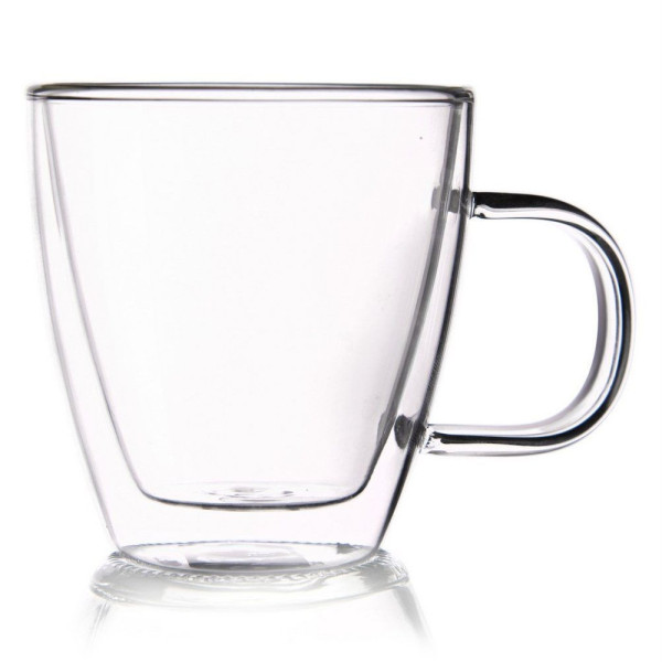 Szklanka termiczna z podwójną ścianką do kawy DOUBLE 180 ml