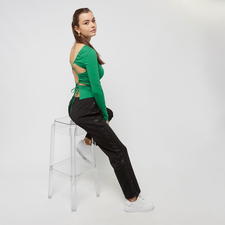 Maglia a maniche lunghe stile retrò con lacci