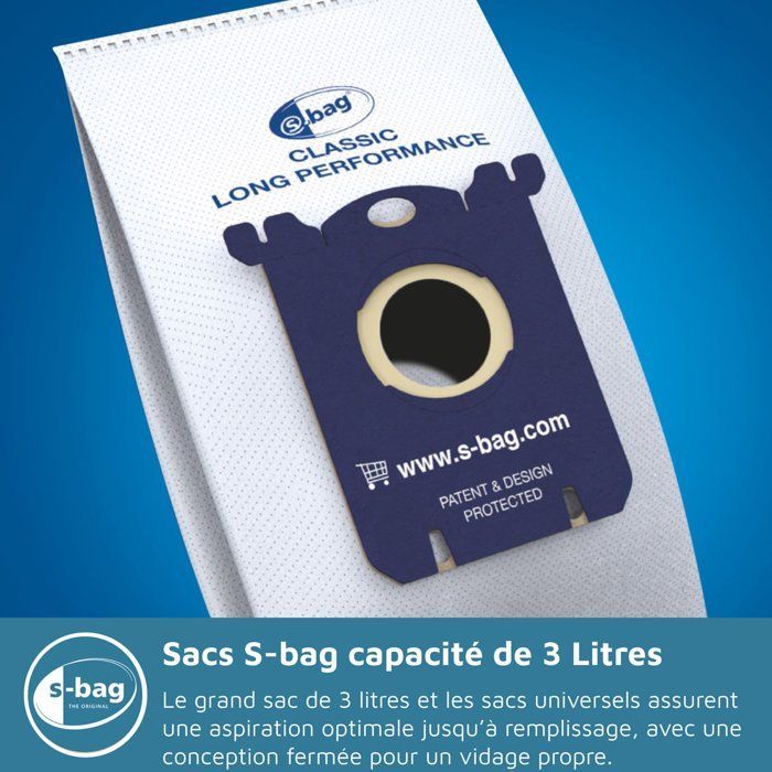 Aspiradora con bolsa - PHILIPS - FC8289/09 - Serie 2000 PowerGo - 900 W - 77 dB - Gris antracita
