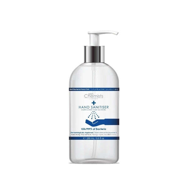 SkinChemists Gel igienizzante mani 250 ml, confezione doppia convenienza