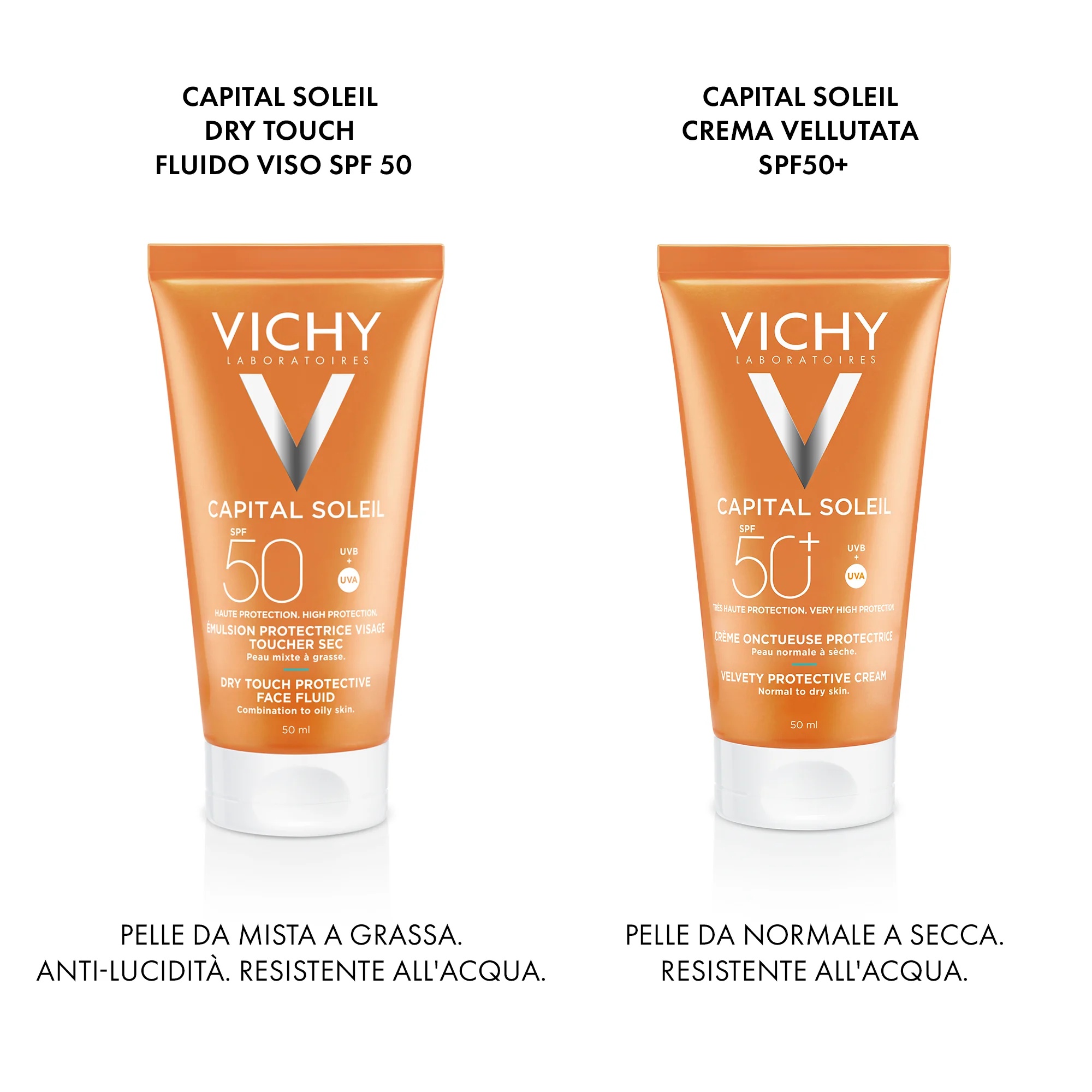 VICHY Vichy Idèal Soleil Anti-glans Emulsie met SPF 50 voor de vette huid 50 ml
