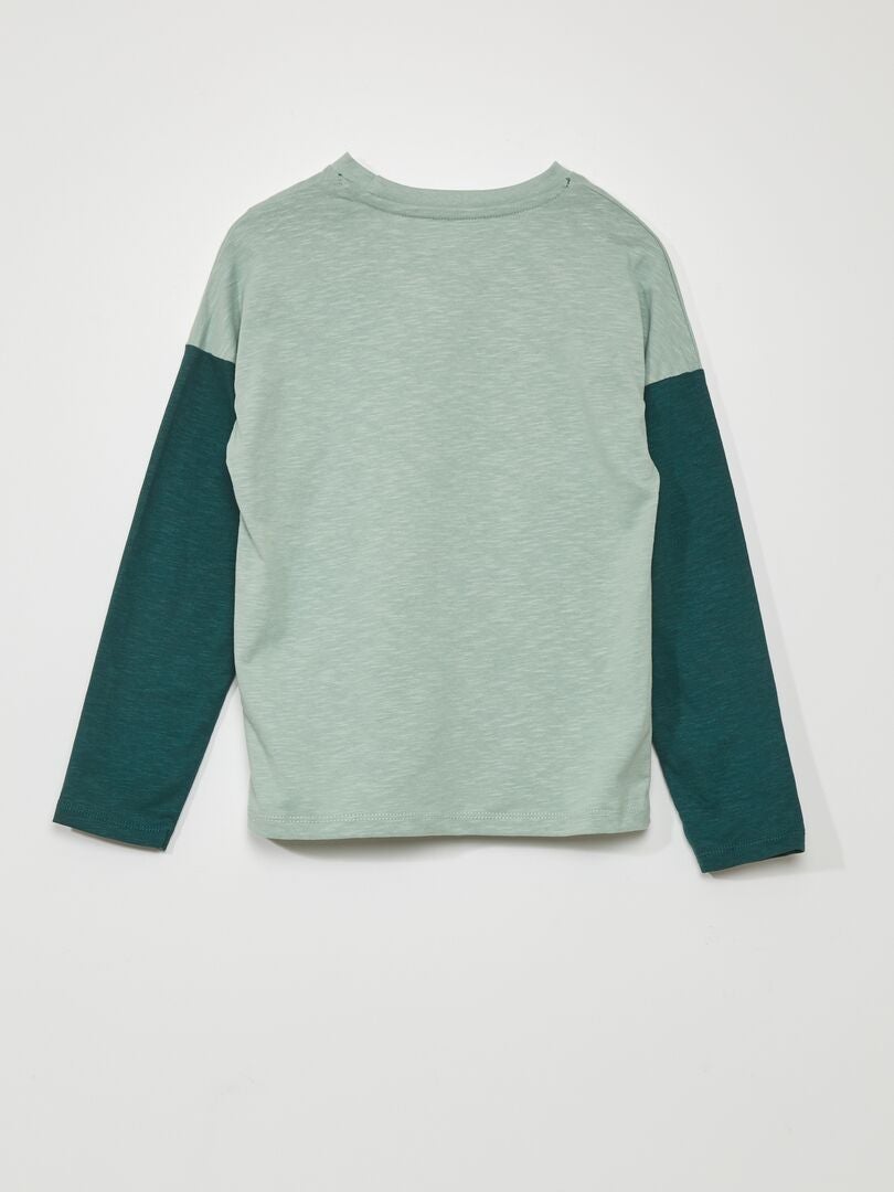 Camiseta com efeito 2 em 1 de 'Star Wars' - VERDE