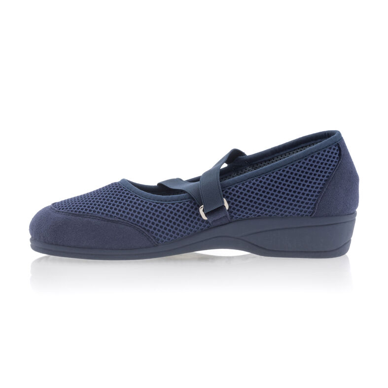 Zapatos cómodos para mujer, color azul.