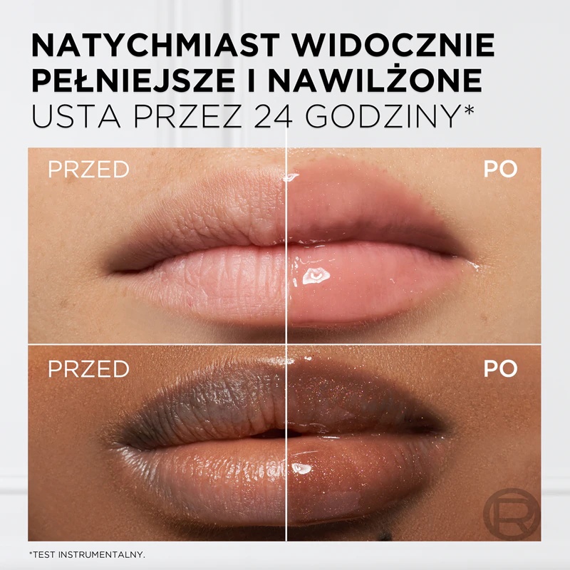 L'Oréal Paris Plump Ambition apjoma lūpu spīdums ar hialuronskābi