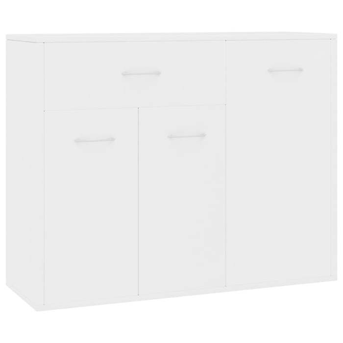 Aparador blanco vidaXL de 88x30x70 cm, aglomerado.