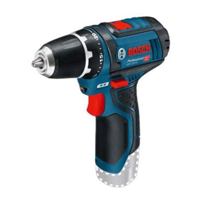 Perceuse-visseuse Bosch Professional GSR 12V-15 + 2 batteries 2,0Ah + Chargeur GAL 12V-20   - 060186810F