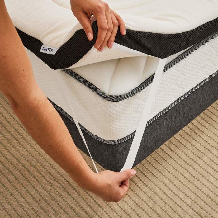 Cubrecolchón Bultex Memomax de espuma viscoelástica suave de 90x190