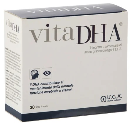 Suplemento alimentar LEGREN Vitadha para memória e visão, 30 ampolas de dose única.