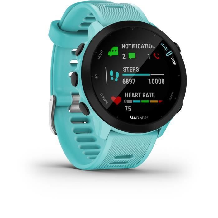 Reloj inteligente deportivo Garmin Forerunner 55 - Aqua (Verde azulado)